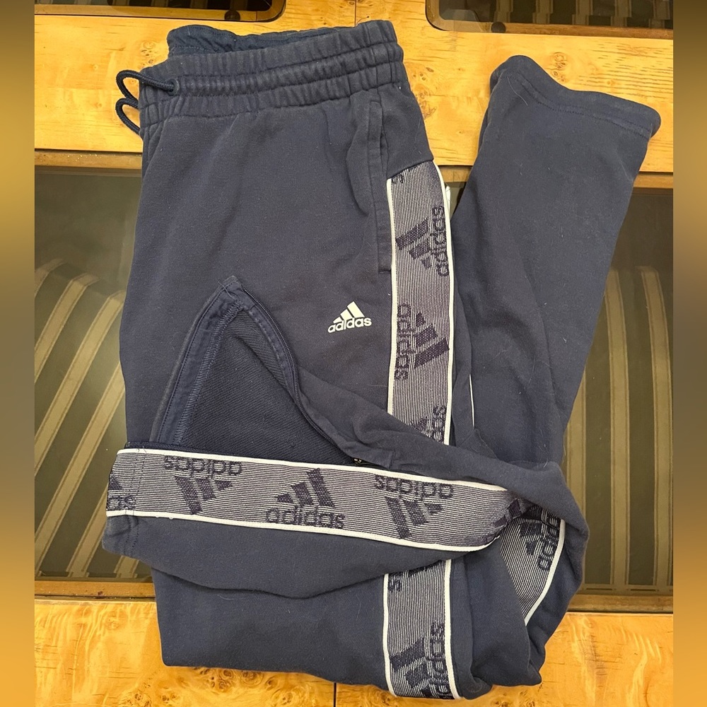 Woman’s size Medium Adidas zip sweatpants